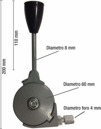 Manettino acceleratore in alluminio dx per trattore