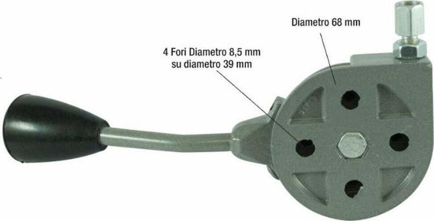 Manettino acceleratore Sx in metallo per trattore