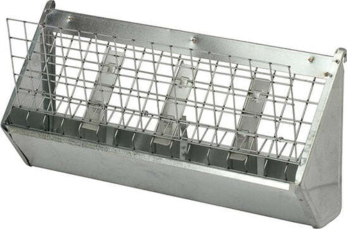 Mangiatoia zincata per gabbia da ingrasso conigli portafieno e mangime Commercio Industria e Scienza/Attrezzature e forniture agricole/Attrezzature per animali di allevamento/Mangiatoie La Zappa - Altamura, Commerciovirtuoso.it