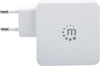 MANHATTAN-Alimentatore-60W-con-porte-USB-C-e-USB-A-Bianco