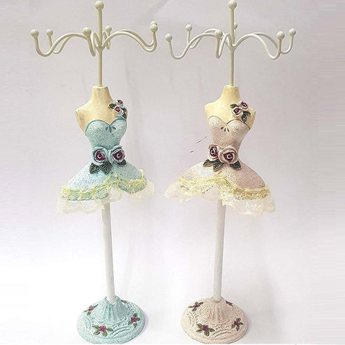 Manichino Portagioie 6 Posti 27cm Cj3412 In Legno Abito Vestiti Porta Gioielli Portaoggetti Trade Shop italia - Napoli, Commerciovirtuoso.it