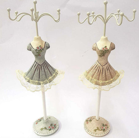 Manichino Portagioie 6 Posti 28cm Cj3414 In Legno Abito Vestiti Porta Gioielli Portaoggetti Trade Shop italia - Napoli, Commerciovirtuoso.it