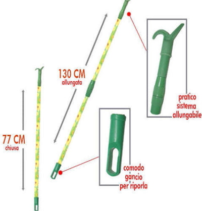 MANICO ASTA BASTONE APPENDIABITI PER ARMADIO APPENDI ABITI ESTENSIBILE  Trade Shop italia - Napoli, Commerciovirtuoso.it