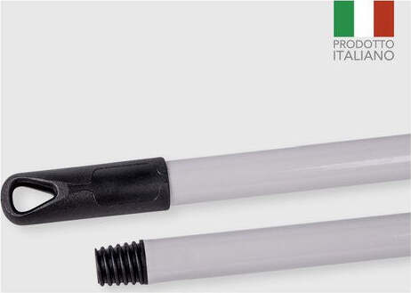 Manico-scopa-La-Briantina-MAN00716A-BRILLÀ-Plastificato-Grigio