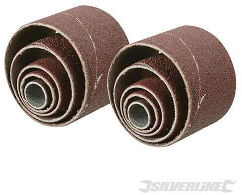 Manicotti di levigatura 10 pezzi grana 80 nuovo prodotto originale silverline