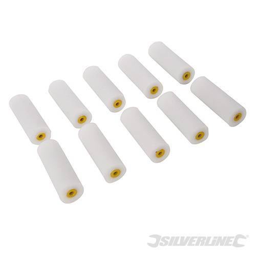 Silverline mini manicotti per pennello a rullo 100 mm set 10 pezzi Prezzo Silverline