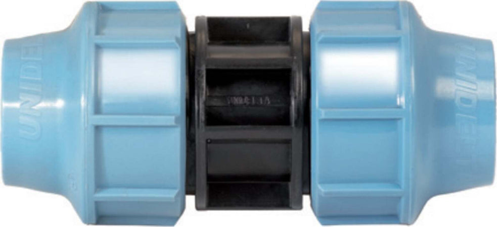 Manicotto in polipropilene a compressione per irrigazione e giardinaggio PN 16 Bar Giardino e giardinaggio/Attrezzi da giardino e attrezzature per l'irrigazione/Attrezzature per l'irrigazione/Pompe e accessori/Parti e connettori La Zappa - Altamura, Commerciovirtuoso.it