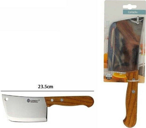 Mannaia Da Macellaio Coltello Per Carne Cucina Acciaio Manico Legno 23,5cm Casa, arredamento e bricolage > Cucina > Coltelli Trade Shop italia - Napoli, Commerciovirtuoso.it