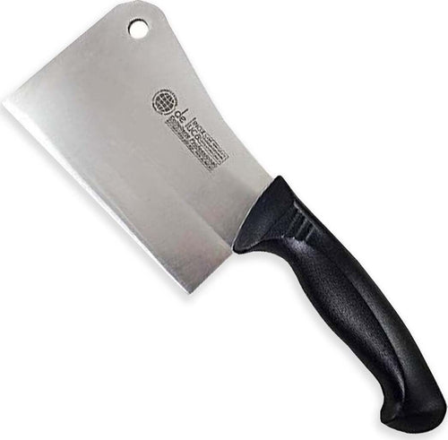 Mannaretta da cucina con lama in acciaio Inox ed impugnatura ergonomica nera da 220 mm Casa e cucina/Utensili da cucina/Coltelli da cucina/Mannaie La Zappa - Altamura, Commerciovirtuoso.it