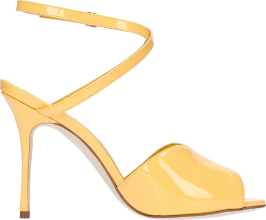 Manolo-Blahnik-Sandali-Giallo-da-donna