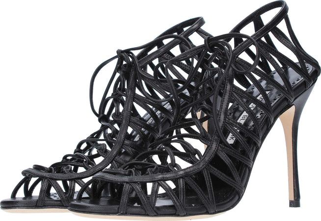 Manolo-Blahnik-Sandali-Nero-da-donna