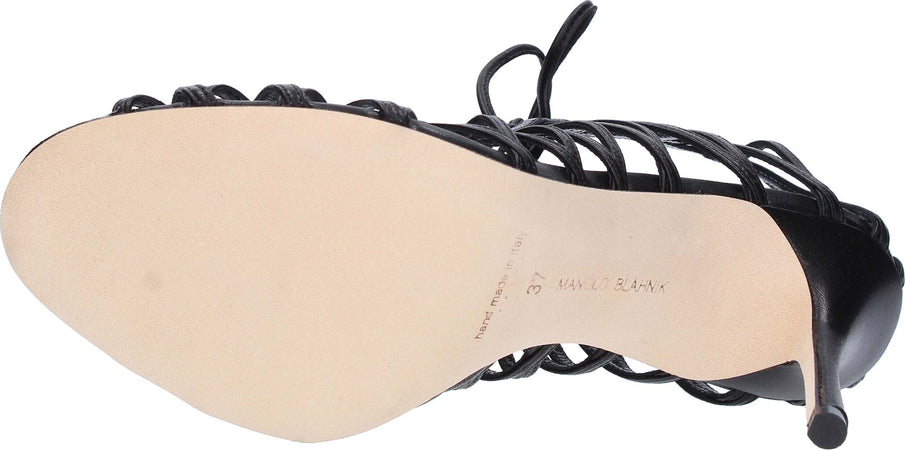 Manolo-Blahnik-Sandali-Nero-da-donna
