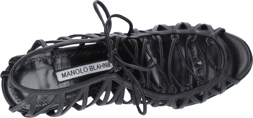 Manolo-Blahnik-Sandali-Nero-da-donna