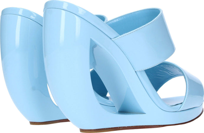 Manolo-Blahnik-Scarpe-con-Tacco-Azzurro-da-donna