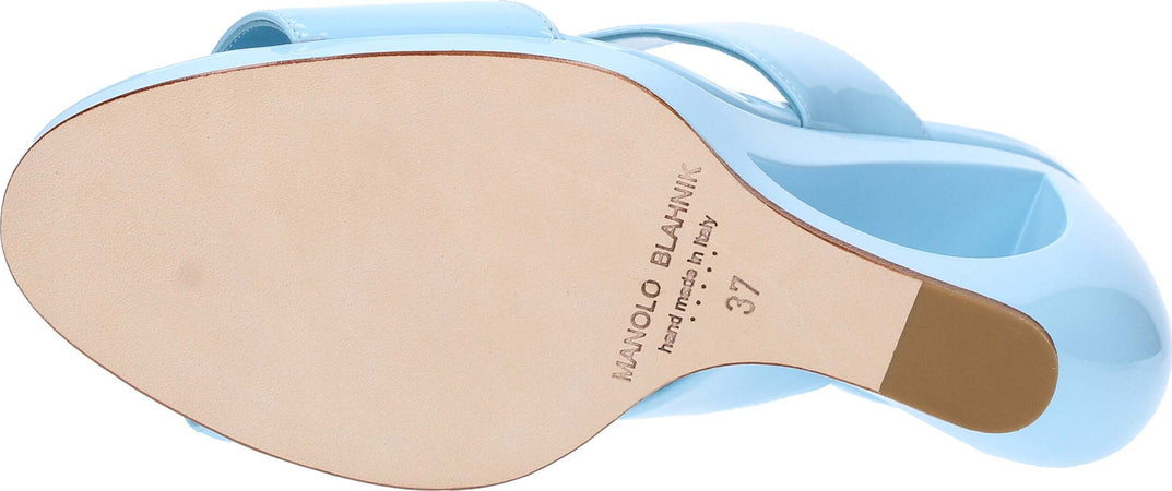 Manolo-Blahnik-Scarpe-con-Tacco-Azzurro-da-donna