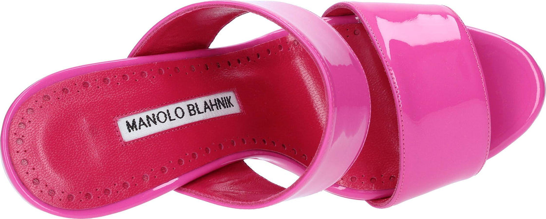 Manolo-Blahnik-Scarpe-con-Tacco-Fucsia-da-donna