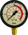Manometro in abs ø 63mm con scala 0/60 bar e attacco radiale R 1/4