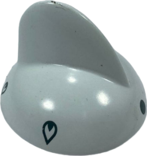 Manopola-Bianca-Piano-Cottura-Rex-Electrolux-Aeg-Zoppas-Mozzo-11mm-Diametro-6mm