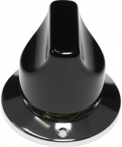 Manopola cucina Hotpoint Ariston Indesit piano cottura nera con ghiera e molla Casa e cucina/Elettrodomestici per la cucina/Accessori e parti di ricambio/Parti di ricambio per fornelli Rossi Ricambi - Venetico Marina, Commerciovirtuoso.it