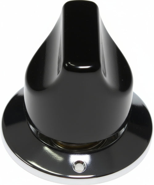 Manopola cucina Hotpoint Ariston Indesit piano cottura nera con ghiera e molla Casa e cucina/Elettrodomestici per la cucina/Accessori e parti di ricambio/Parti di ricambio per fornelli Rossi Ricambi - Venetico Marina, Commerciovirtuoso.it