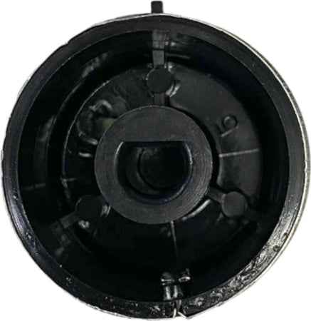 Manopola-cucina-Lofra-forno-8-mm-foro---nera-diametro-esterno-mm.45---1-pezzo