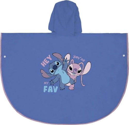 Mantellina Stitch 3-4 Anni  blu/rosa Moda/Bambine e ragazze/Abbigliamento/Giacche e cappotti/Giacche impermeabili Store Kitty Fashion - Roma, Commerciovirtuoso.it