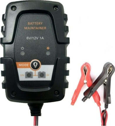 Mantenitore-Di-Carica-Batterie-Auto-Moto-6v-12v-1a-Caricabatterie-Portatile