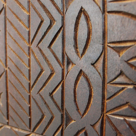 MANTRA---comò-con-decoro-2-ante-2-cassetti-legno-e-ferro-Marrone-Milani-Home