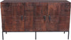 MANTRA---madia-con-decoro-3-ante-legno-e-ferro-Marrone-Milani-Home