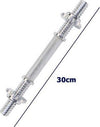 Manubrio-Filettato-A-Vite-Da-30-Cm-Per-Sollevamento-Pesi-Palestra-Sport-Fitness