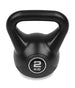 Manubrio Kettlebell Da 2 Kg Peso Con Maniglia Ginnastica Fitness Ergonomico