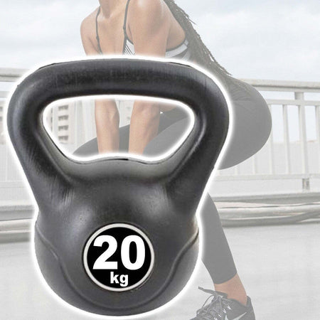 Manubrio Kettlebell Da 20 Kg Peso Con Maniglia Ginnastica Fitness Ergonomico Attrezzi per Esercizi Trade Shop italia - Napoli, Commerciovirtuoso.it