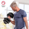 Manubrio Pesi Dumbbell Regolabile A Carico Variabile Da 2 A 24kg Multifunzionale Pesi Palestra Trade Shop italia - Napoli, Commerciovirtuoso.it