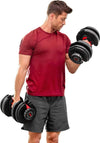Manubrio Pesi Dumbbell Regolabile A Carico Variabile Da 2 A 24kg Multifunzionale Pesi Palestra Trade Shop italia - Napoli, Commerciovirtuoso.it