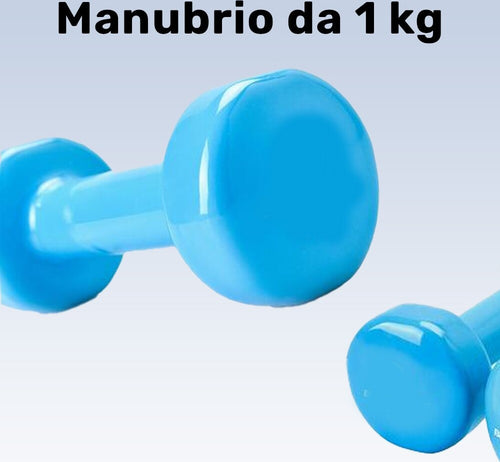 Manubrio Singolo 1 Kg In Vinile Allenamento Esercizi Casa Palestra Workout Fit Sport e tempo libero/Fitness e palestra/Potenziamento muscolare/Pesi e accessori/Manubri Trade Shop italia - Napoli, Commerciovirtuoso.it
