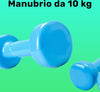 Manubrio Singolo 10 Kg In Vinile Allenamento Esercizi Casa Palestra Workout Fit Sport e tempo libero/Fitness e palestra/Potenziamento muscolare/Pesi e accessori/Manubri Trade Shop italia - Napoli, Commerciovirtuoso.it