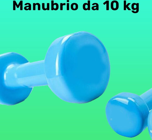 Manubrio Singolo 10 Kg In Vinile Allenamento Esercizi Casa Palestra Workout Fit Sport e tempo libero/Fitness e palestra/Potenziamento muscolare/Pesi e accessori/Manubri Trade Shop italia - Napoli, Commerciovirtuoso.it