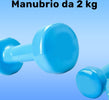 Manubrio Singolo 2 Kg In Vinile Allenamento Esercizi Casa Palestra Workout Fit Sport e tempo libero/Fitness e palestra/Potenziamento muscolare/Pesi e accessori/Manubri Trade Shop italia - Napoli, Commerciovirtuoso.it
