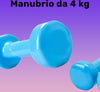Manubrio Singolo 4 Kg In Vinile Allenamento Esercizi Casa Palestra Workout Fit Sport e tempo libero/Fitness e palestra/Potenziamento muscolare/Pesi e accessori/Manubri Trade Shop italia - Napoli, Commerciovirtuoso.it