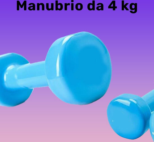 Manubrio Singolo 4 Kg In Vinile Allenamento Esercizi Casa Palestra Workout Fit Sport e tempo libero/Fitness e palestra/Potenziamento muscolare/Pesi e accessori/Manubri Trade Shop italia - Napoli, Commerciovirtuoso.it