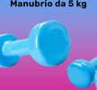 Manubrio Singolo 5 Kg In Vinile Allenamento Esercizi Casa Palestra Workout Fit Sport e tempo libero/Fitness e palestra/Potenziamento muscolare/Pesi e accessori/Manubri Trade Shop italia - Napoli, Commerciovirtuoso.it