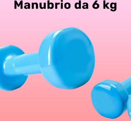 Manubrio Singolo 6 Kg In Vinile Allenamento Esercizi Casa Palestra Workout Fit Sport e tempo libero/Fitness e palestra/Potenziamento muscolare/Pesi e accessori/Manubri Trade Shop italia - Napoli, Commerciovirtuoso.it