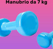 Manubrio Singolo 7 Kg In Vinile Allenamento Esercizi Casa Palestra Workout Fit Sport e tempo libero/Fitness e palestra/Potenziamento muscolare/Pesi e accessori/Manubri Trade Shop italia - Napoli, Commerciovirtuoso.it