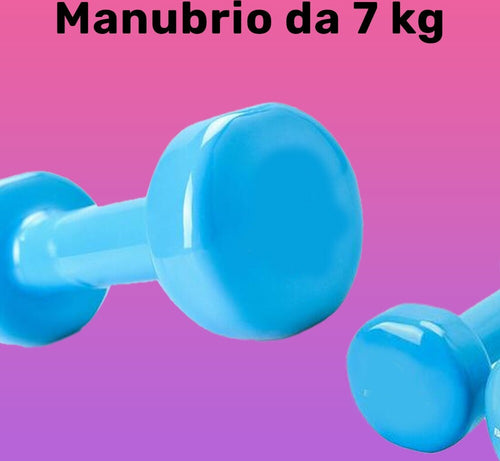 Manubrio Singolo 7 Kg In Vinile Allenamento Esercizi Casa Palestra Workout Fit Sport e tempo libero/Fitness e palestra/Potenziamento muscolare/Pesi e accessori/Manubri Trade Shop italia - Napoli, Commerciovirtuoso.it