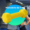 Manubrio Singolo 7 Kg In Vinile Allenamento Esercizi Casa Palestra Workout Fit Sport e tempo libero/Fitness e palestra/Potenziamento muscolare/Pesi e accessori/Manubri Trade Shop italia - Napoli, Commerciovirtuoso.it