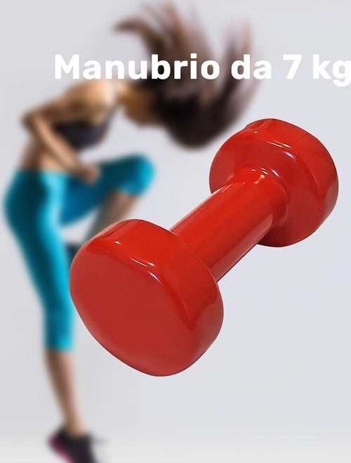 Manubrio Singolo 7 Kg In Vinile Allenamento Esercizi Casa Palestra Workout Fit Sport e tempo libero/Fitness e palestra/Potenziamento muscolare/Pesi e accessori/Manubri Trade Shop italia - Napoli, Commerciovirtuoso.it