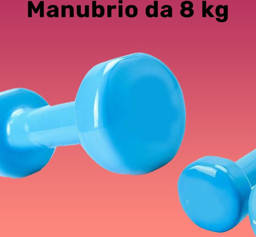 Manubrio Singolo 8 Kg In Vinile Allenamento Esercizi Casa Palestra Workout Fit Sport e tempo libero/Fitness e palestra/Potenziamento muscolare/Pesi e accessori/Manubri Trade Shop italia - Napoli, Commerciovirtuoso.it