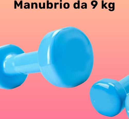 Manubrio Singolo 9 Kg In Vinile Allenamento Esercizi Casa Palestra Workout Fit Sport e tempo libero/Fitness e palestra/Potenziamento muscolare/Pesi e accessori/Manubri Trade Shop italia - Napoli, Commerciovirtuoso.it