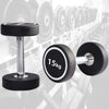 Manubrio-Singolo-Professionale-In-Vinile-Da-15-Kg-Pesi-Palestra-Fitness-Sport