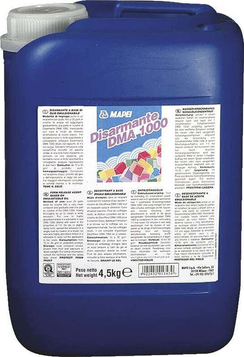 Mapei-DMA-1000-Disarmante-4,5-kg-Casseri-Casseformi-Legno-e-Calcestruzzi